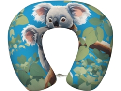 Almohada Viaje Espuma Viscoelástica Poliéster, Felpa Fácil Soporte, Ajustable Plegable: