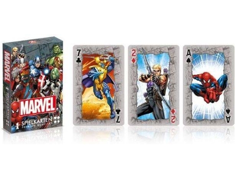 Baraja de Cartas WINNING MOVES Marvel Universe Number 1