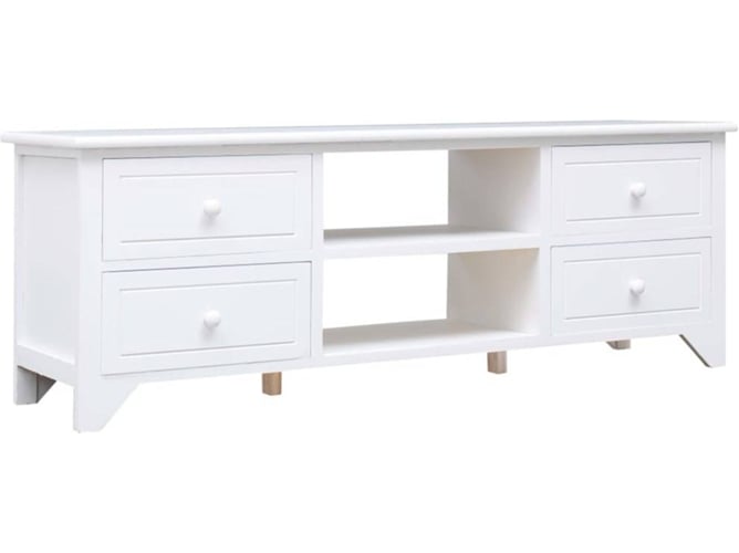 Mueble de TV ART PLANET (115x30x40cm - Madera - Blanco)