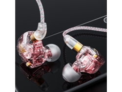 Auriculares Con Cable Qkz Sk8 De 3,5 Mm Con Micrófono Y Control, Gancho Para La Oreja Integrado Y Diseño Deportivo Intrauditivo.