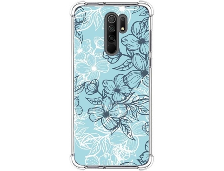 Carcasa Xiaomi Redmi 9 TUMUNDOSMARTPHONE Dibujos Antigolpes Flores 03 Multicolor