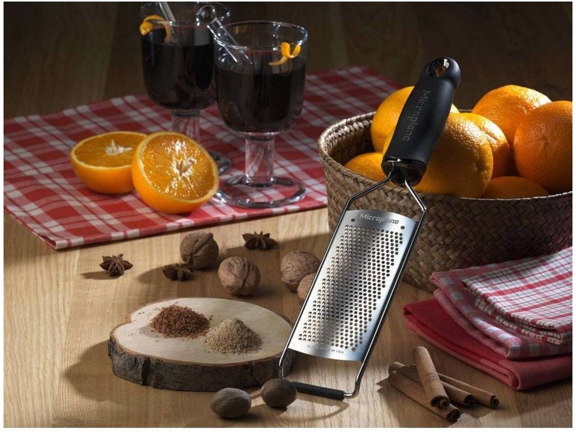 Rallador Fino MICROPLANE Gourmet Negro