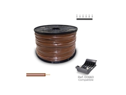 Cablecillo Flexible Libre De Halógenos H07z1-k 2,50mm² Color Marrón (400 Metros De Longitud En Bobina De Ø26x15cm)