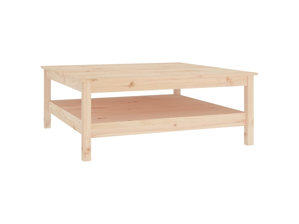 Mesa de centro 100x100x40 cm Madera de pino macizo MAISON EXCLUSIVE
