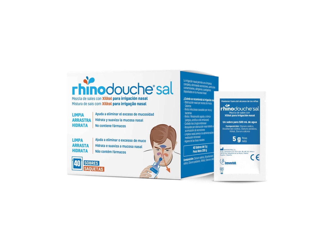 Sobres de sal para adultos Rhinodouche