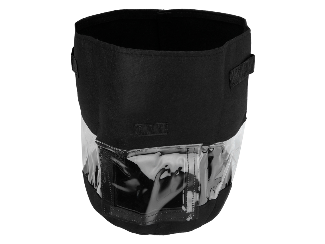 Bolsa de cultivo transparente para plantas, de 7 galones (30x35 cm), ideal para batatas y otras hortalizas, para uso en interiores y exteriores.
