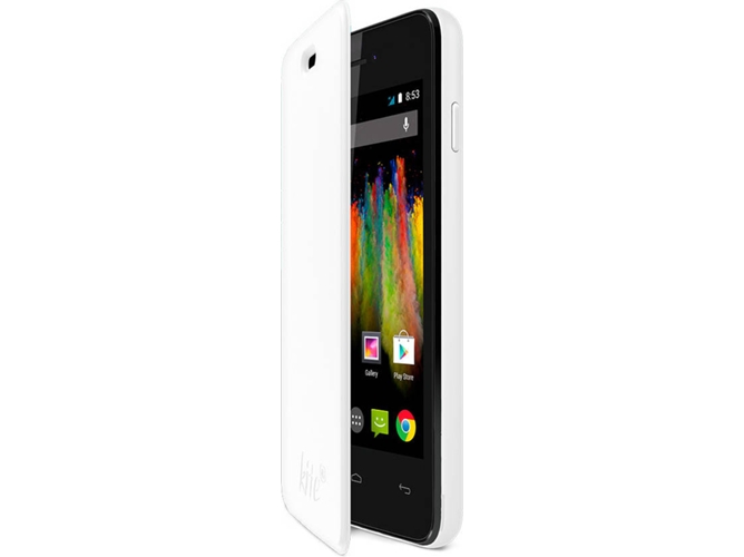 Funda WIKO KITE 4G Folio Blanco