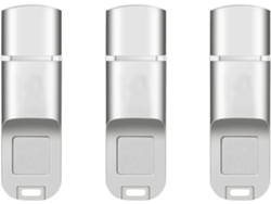 3 Unidades Flash Usb 3.0 Con Lector De Huellas Dactilares Y 32 Gb De Gestión De Privacidad De Claves