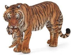 Figura PAPO Hembra Tigre con Cria