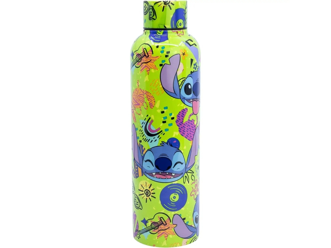 Botella Termo Acero Inoxidable 515ml Stitch Green Party Baby Yoda, Star Wars