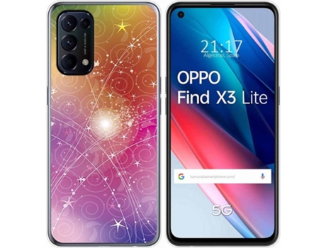 Carcasa Oppo Find X3 Lite TUMUNDOSMARTPHONE Abstracto