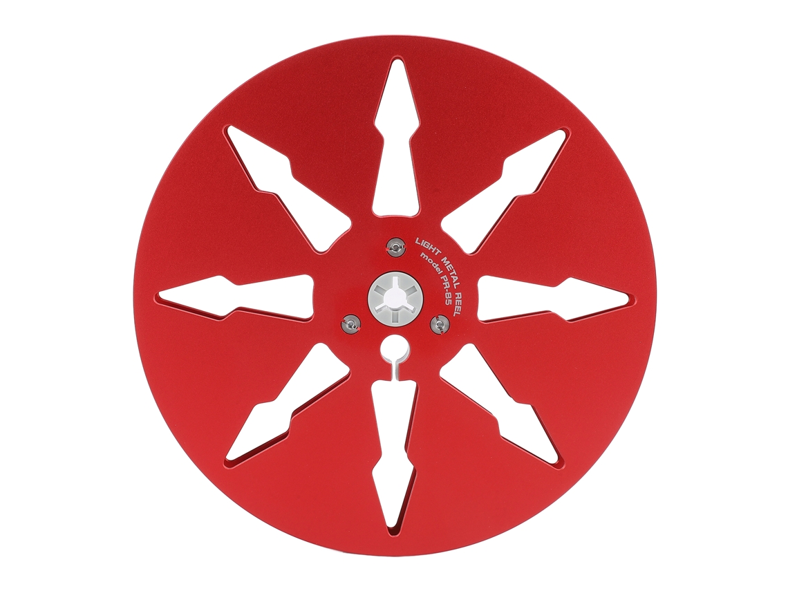 Carrete De Cinta De Aluminio Vacío De 7 Pulgadas Con 8 Orificios Para Grabadoras De Carrete A Carrete Studer Revox - Rojo