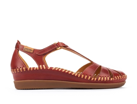 Sandalias de Mujer PIKOLINOS Cadaques Taglia Uk Piel Rojo (39)