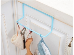 De Pared Azul Único, Soporte De Metal Resistente Y Ligero, Instalación Sin Herramientas, Accesorio Práctico Para Baño Y