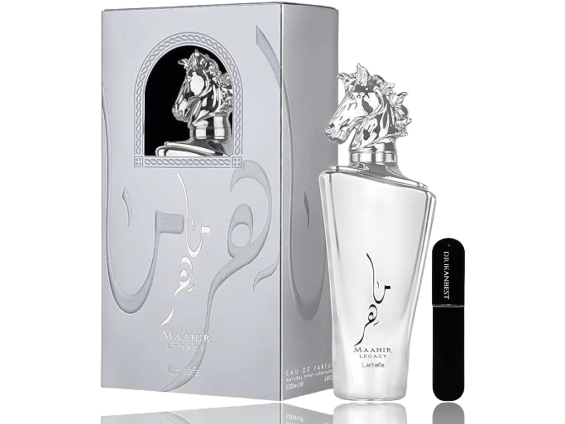 Perfume Maahir Legacy (ORIGINAL) Eau de parfum UnisexRegalo Atomizador DRIKANBEST recargable 5ml