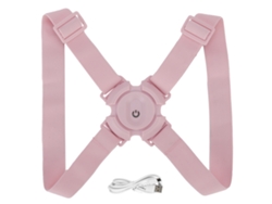 Corrector De Postura Inteligente Ajustable Con Sensor Inteligente Para Adultos Y Niños - Rosa