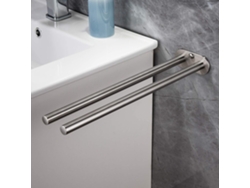 Elegante porta toallas de papel, de acero inoxidable, de diseño compacto y fácil instalación para cocina y baño (acabado cepillado).