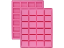 Moldes Rectangulares De Silicona Para Caramelo, Chocolate, Cubitos De Hielo, Brigadeiros - 24 Cavidades