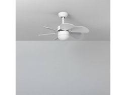 Ventilador de Techo LEDKIA TechBrey LED Orion (15 W - Blanco - 810 mm)