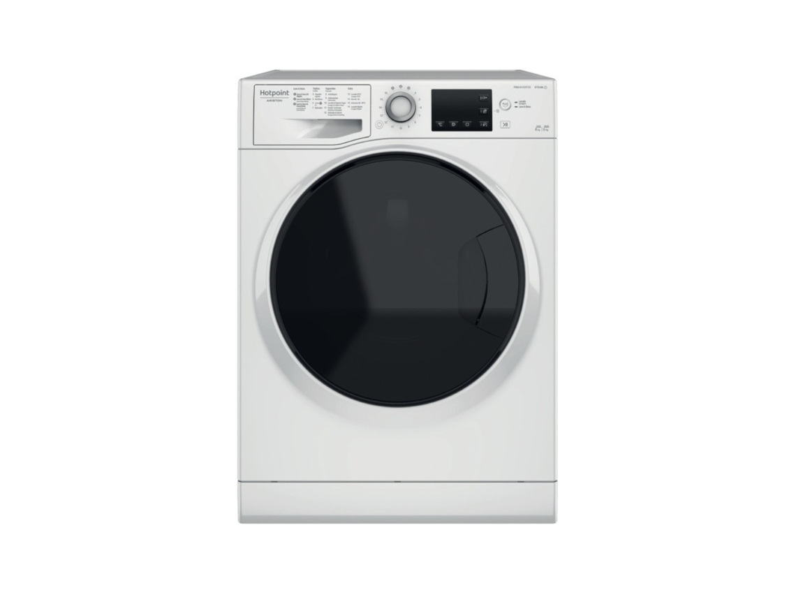 Lavadora Y Secadora Hotpoint 8kg/6kg 1400rpm Blanca - Ndb 864489 Wda Spt