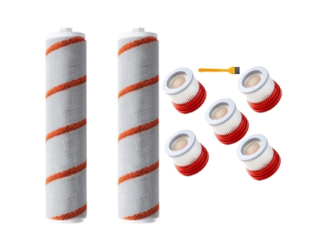 2 cepillos de rodillos para aspiradora Xiaomi Dreame V9 y 1 Juego de filtro Hepa para Xiaomi Dreame V9 V9P inalámbrico para el hogar