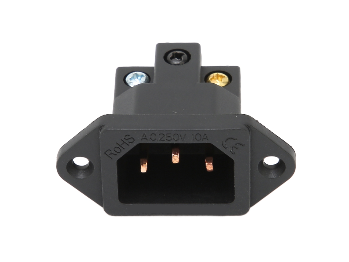 Toma De Corriente Hembra Iec Ib70(c) De Cobre Puro Para Montaje En Panel, 100-250 V