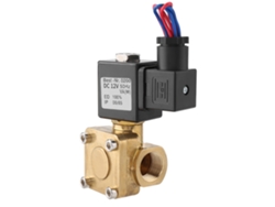 Válvula Solenoide Elétrica de Latão de 2 Vias N/C G1/2 com Diafragma (12V CC)