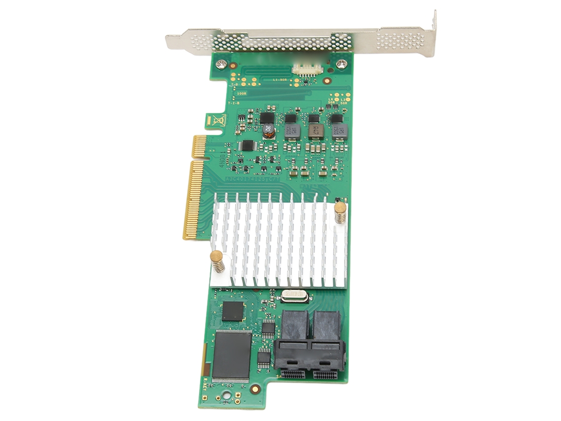 Tarjeta De Matriz Raid Lsi Sas3008 De 8 Puertos, 12 Gb/s, Pcie 3.0, Plug And Play Para Dispositivos Sata Y Sas.
