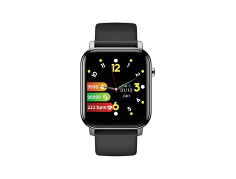 Smartwatch SN87 para hombres y mujeres, detección de frecuencia cardíaca, IOS, compatible con Android - Negro VEANXIN