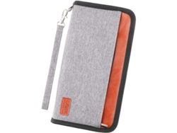 Cartera de viaje familiar, portapasaportes con protección RFID, estuche impermeable para documentos como pasaportes.