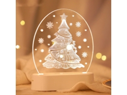 Decoración Del Árbol De Navidad, Pilas Y Puerto Usb
