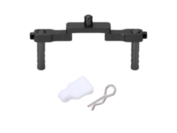 Columna Delantera Rc Para Coches Rc En Aleación De Aluminio Cnc Axial Scx24 1/24 Negra