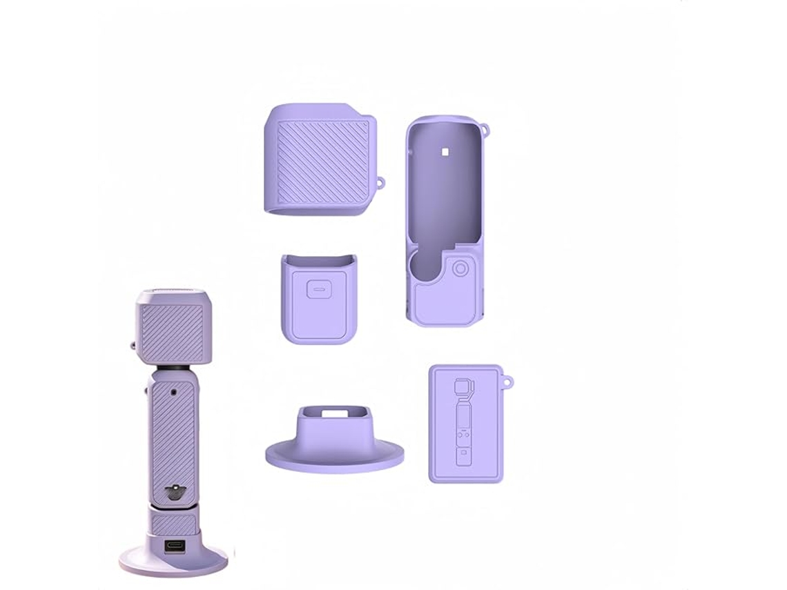 Capa Protetora Para Câmera Dji Osmo Pocket 4, Capa Completa Com Cordão E Baseroxoczhhmart