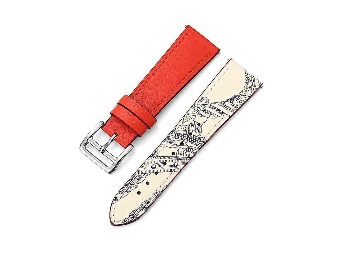 Correa de piel con hebilla de pasador en contraste para Huawei Watch GT3 de 46 mm y 22 mm.