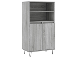Maison Exclusive - Aparador Alto De Madera Contrachapada Gris Sonoma 60x36x110 Cm