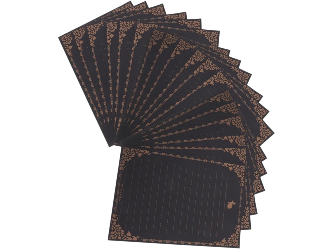Conjunto De 50 Folhas De Papelaria Vintage Para Cumprimentos, Convites E Cartões Comemorativos Em Estilo