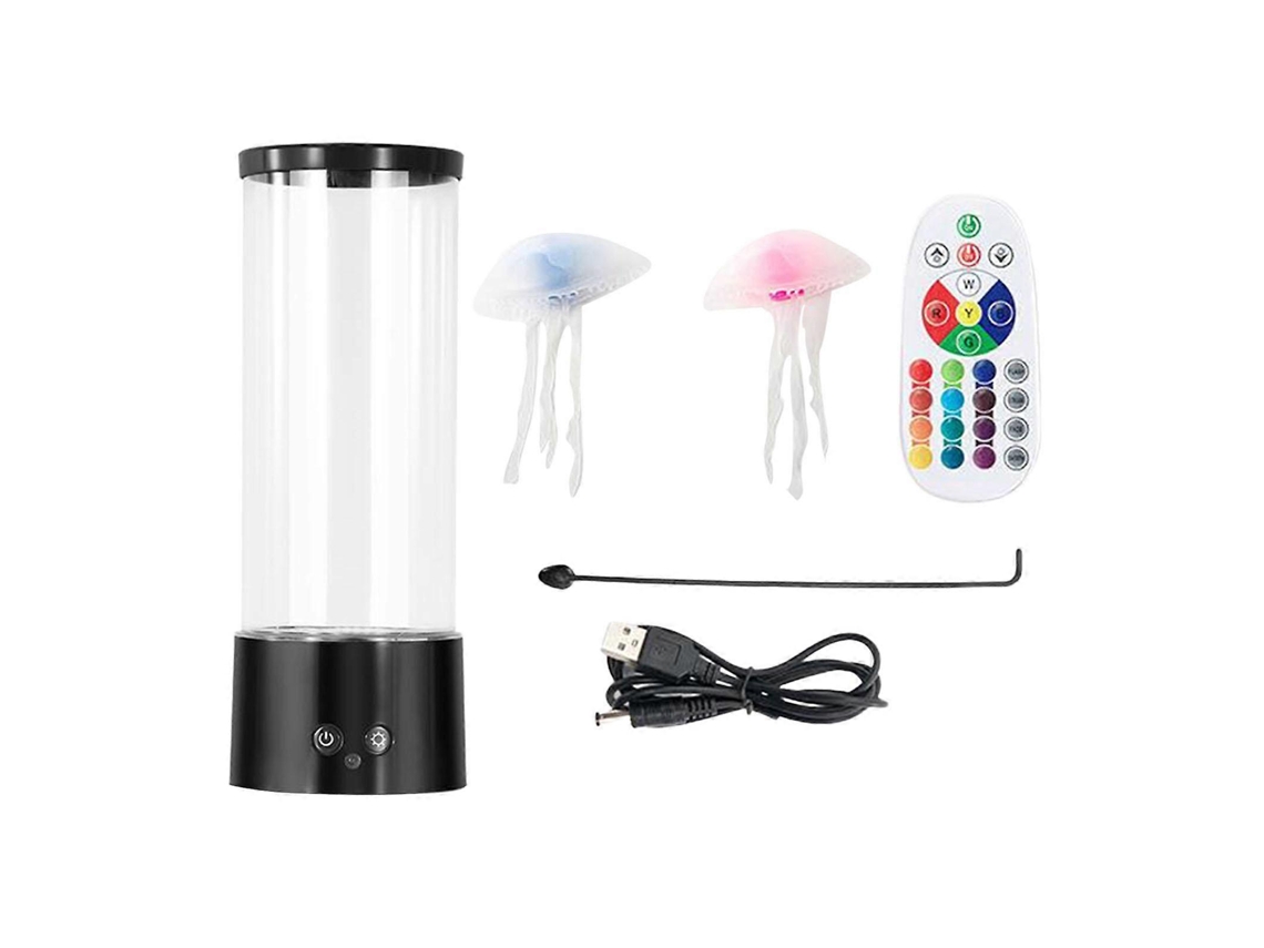 Lámpara de noche eléctrica Rosewell con forma de medusa, ideal para decorar el escritorio o como regalo para niños.
