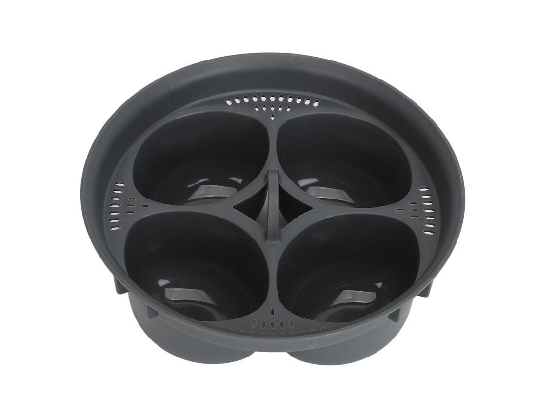 Insert Para Huevo Pochedo Antiadherente 4 Huevos Distribución De Calor Uniforme Accesorio Seguro Para Sartén Horno