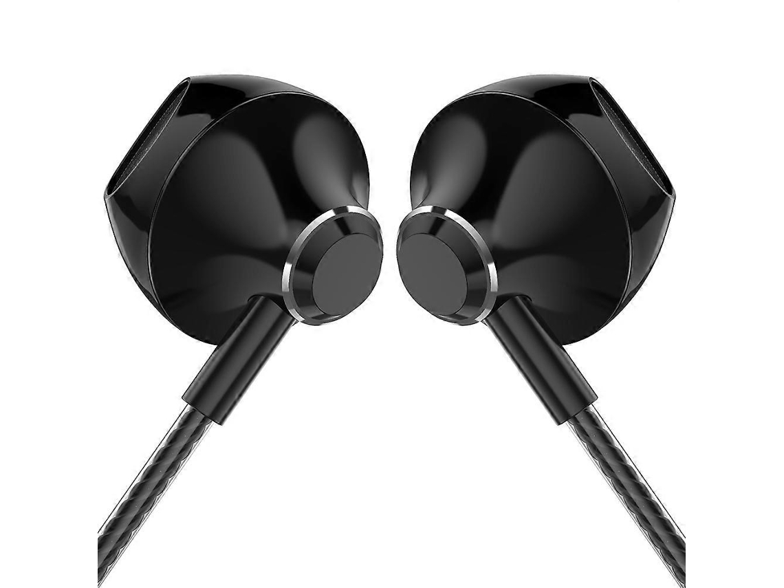 Auriculares estéreo PTM D31 con micrófono para llamadas manos libres para teléfonos Samsung/Xiaomi Hengrongshen (dorados)