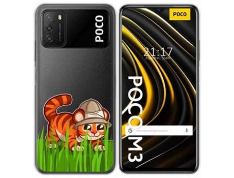Carcasa Xiaomi Redmi 9T TUMUNDOSMARTPHONE Dibujos Transparente Multicolor