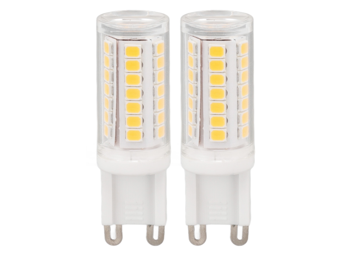 Rebe-bombilla Led G9 3w 45 Leds Protectora De Ojos Ahorradora De Energía Alta Luminosidad Para Lámpara De Techo Ac 100‑120v 2 Unidades