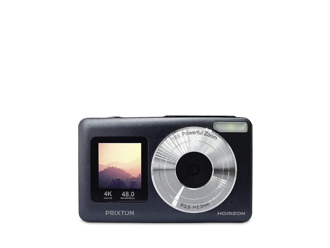 Prixton Cámara Digital Horizon Dc915 (4k - Doble Pantalla)