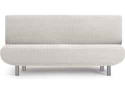 Funda de Sofá Clic Clac 3 Plazas EYSA Premium Jaz Tejido Multielástico (230 x 160 x 100 cm - Poliéster y Algodón - Crudo)