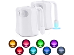 Pack de 2 luces nocturnas para baño con sensor de movimiento
