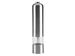 Molinillo de pimienta eléctrico inalámbrico, a batería, ajustable, de acero inoxidable, para sal y pimienta de cocina. Rosewell