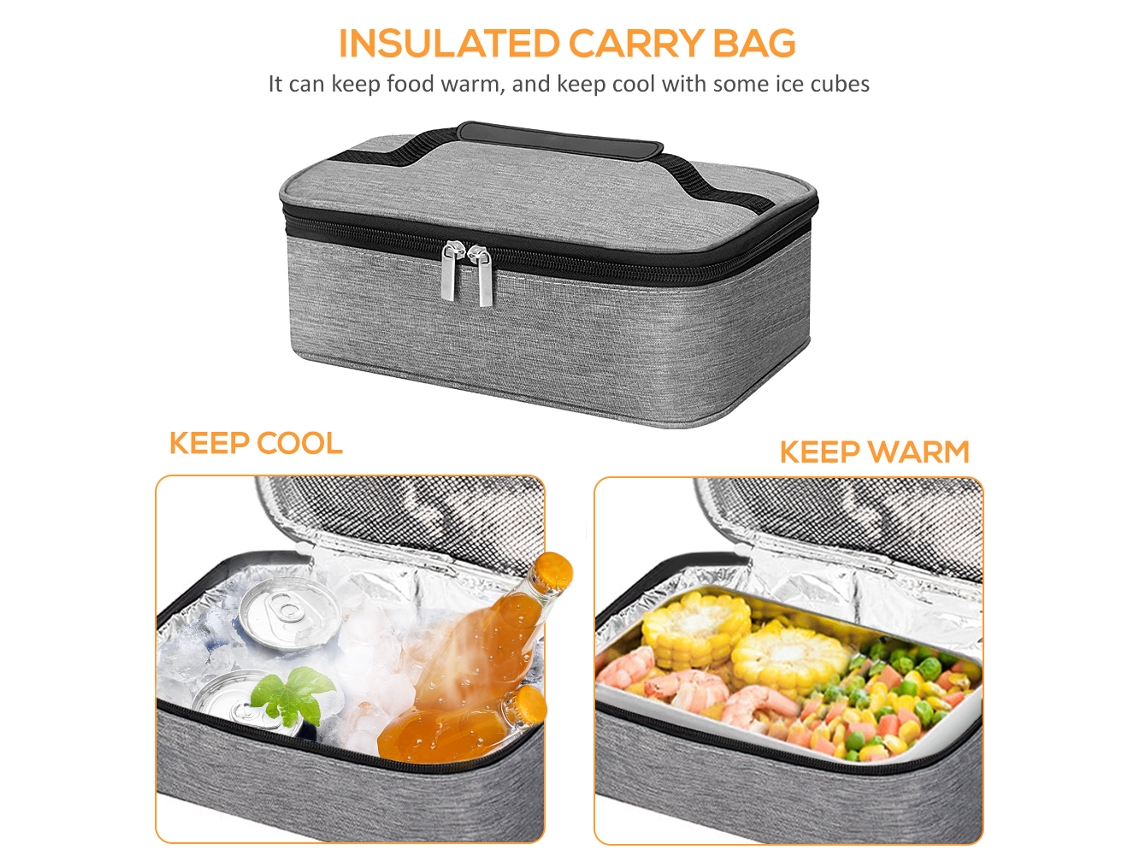 Bolsa térmica portátil para el almuerzo en el camping
