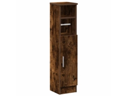 Maison Exclusive - Mueble De Baño Con Portarrollos Roble Ahumado 20,5x22x90 Cm