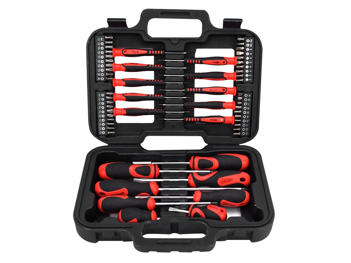 Conjunto De Chave De Boca E Bits De Parafusadeira Multifuncional 58pcs: Philips, Fenda, Hexagonal, Estrela