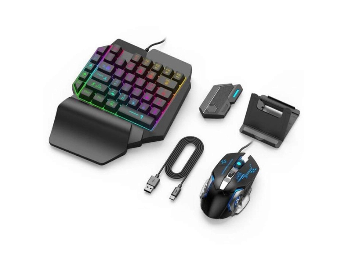 Gamepad, controlador, teclado y mouse para juegos PUBG Mobile, convertidor Bluetooth para iOS y Android.