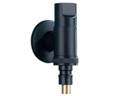 Grifo De Latón Macizo Para Lavadora, Instalación Fácil, Control De Flujo Alto, Montaje En Pared, Grises/negro/plata Negro